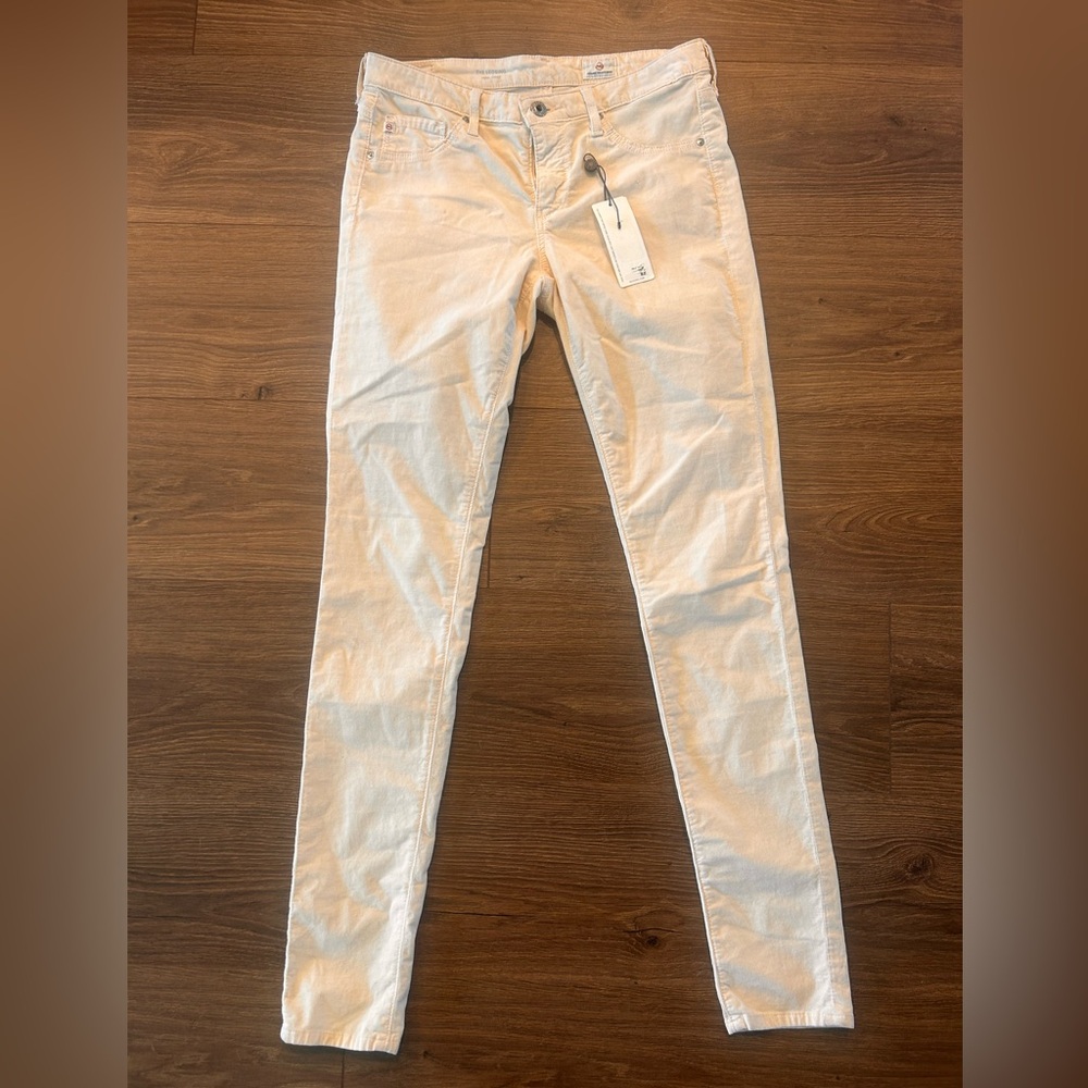 Ag Adriano Goldschmied Cream Jeggings for Effortless Style, New